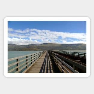 Barmouth Bridge, Wales Sticker